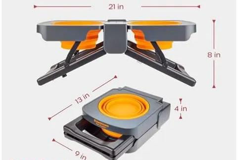 Pawticap™ Dual Collapsible Bowls